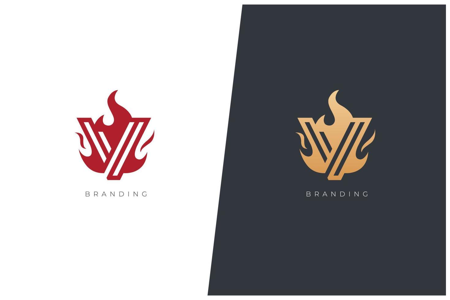 V Letter Vector Logo Trademark