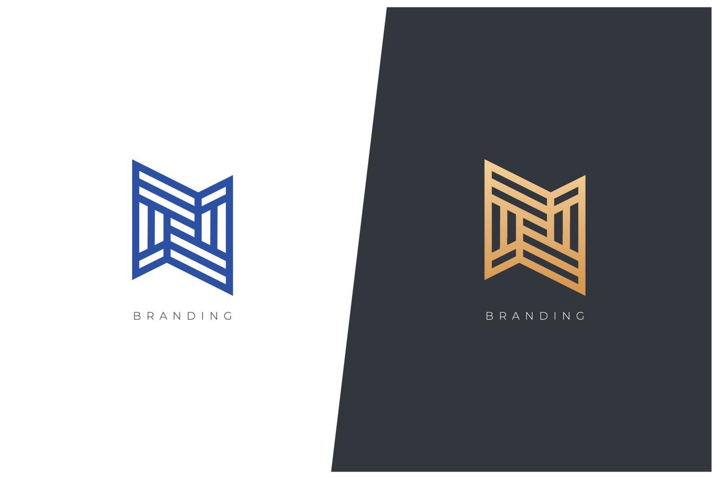 N Monogram Letter Logo vector