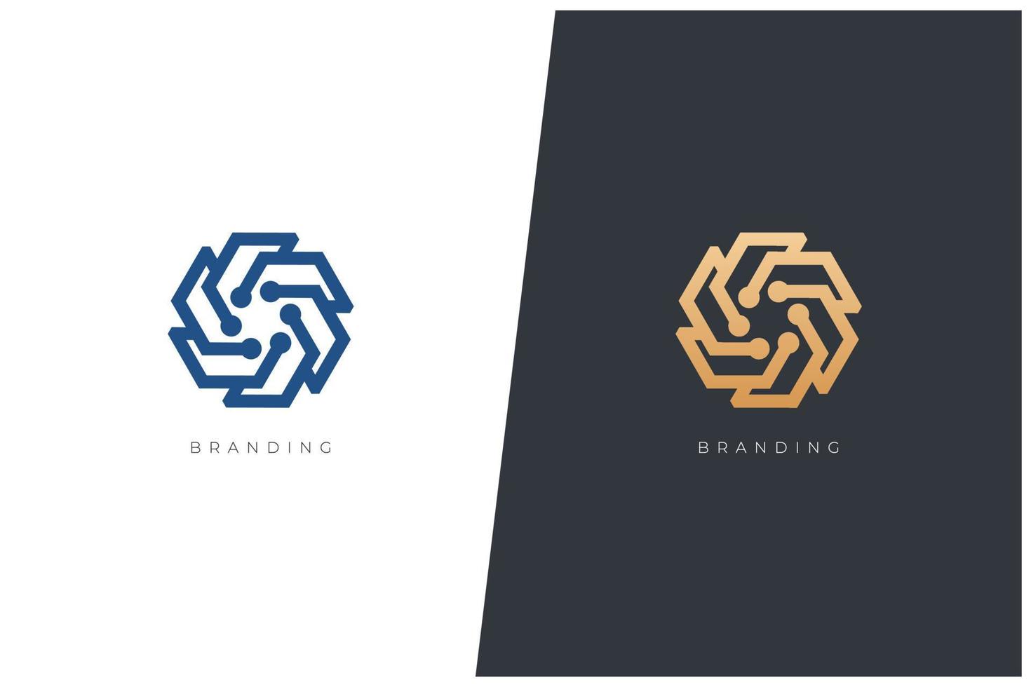 Marketing Trading Networking Vector Logo