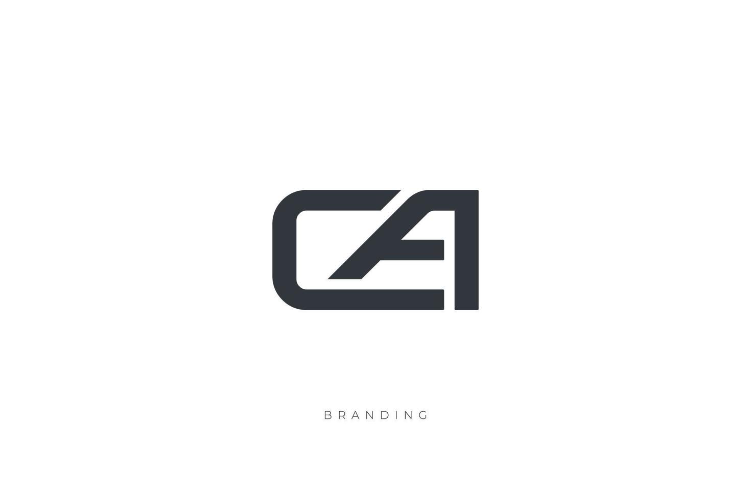 CA Monogram Letter Logo vector