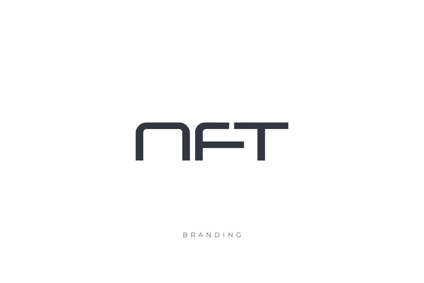 NFT Monogram Letter Logo vector