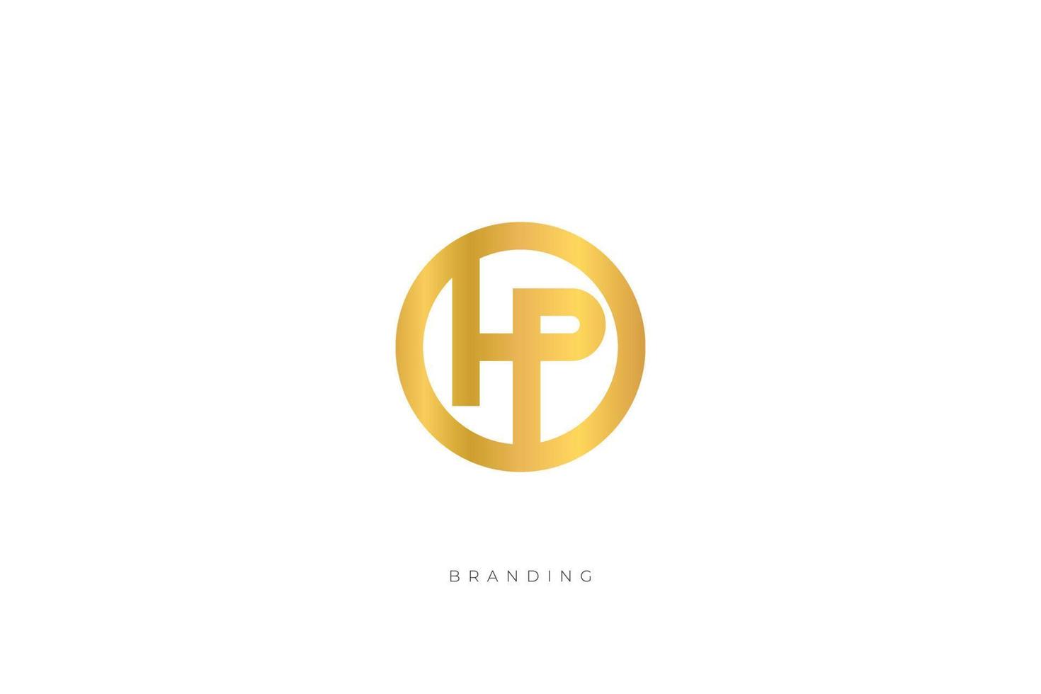 HP Letter Logo vector