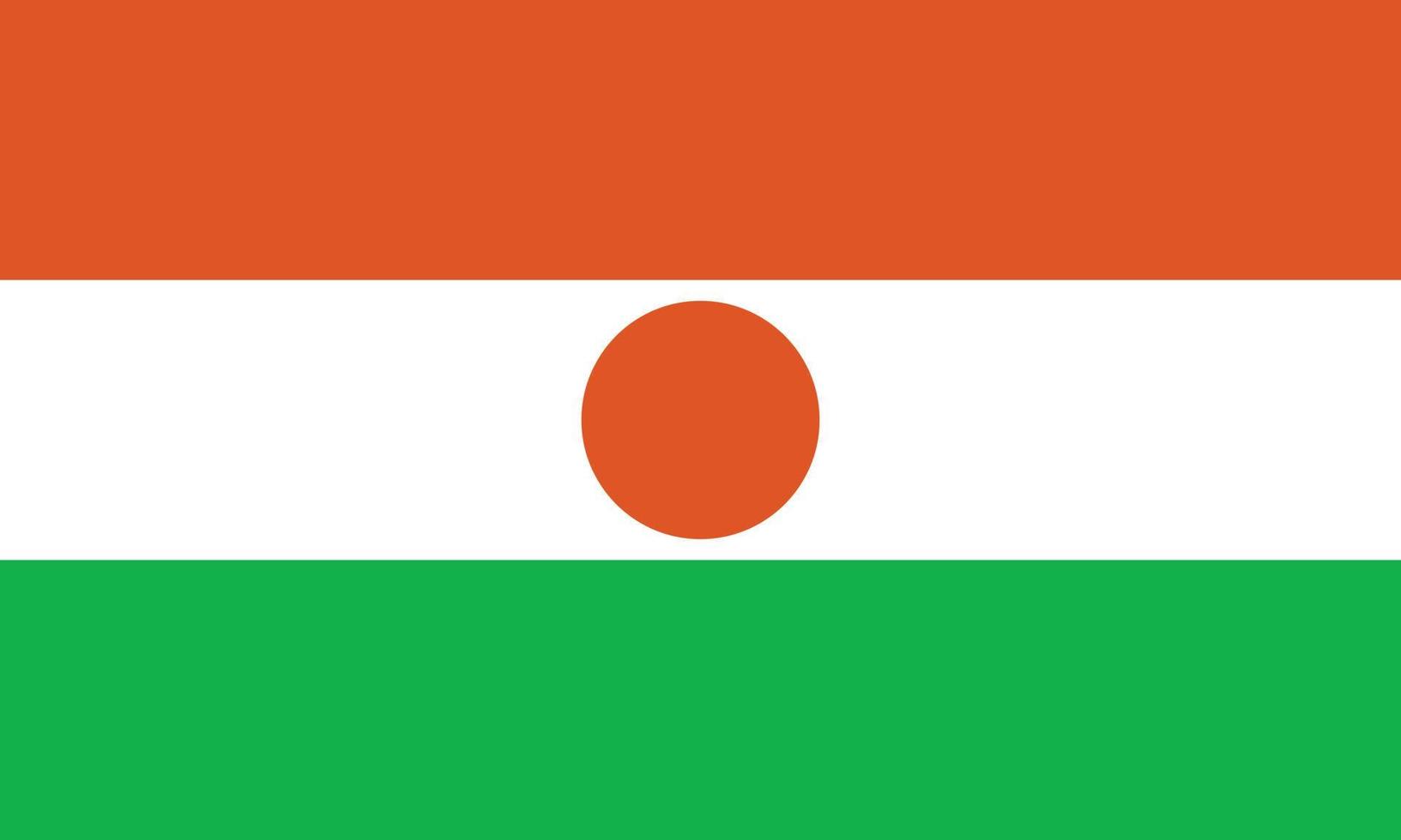Flag of Niger vector