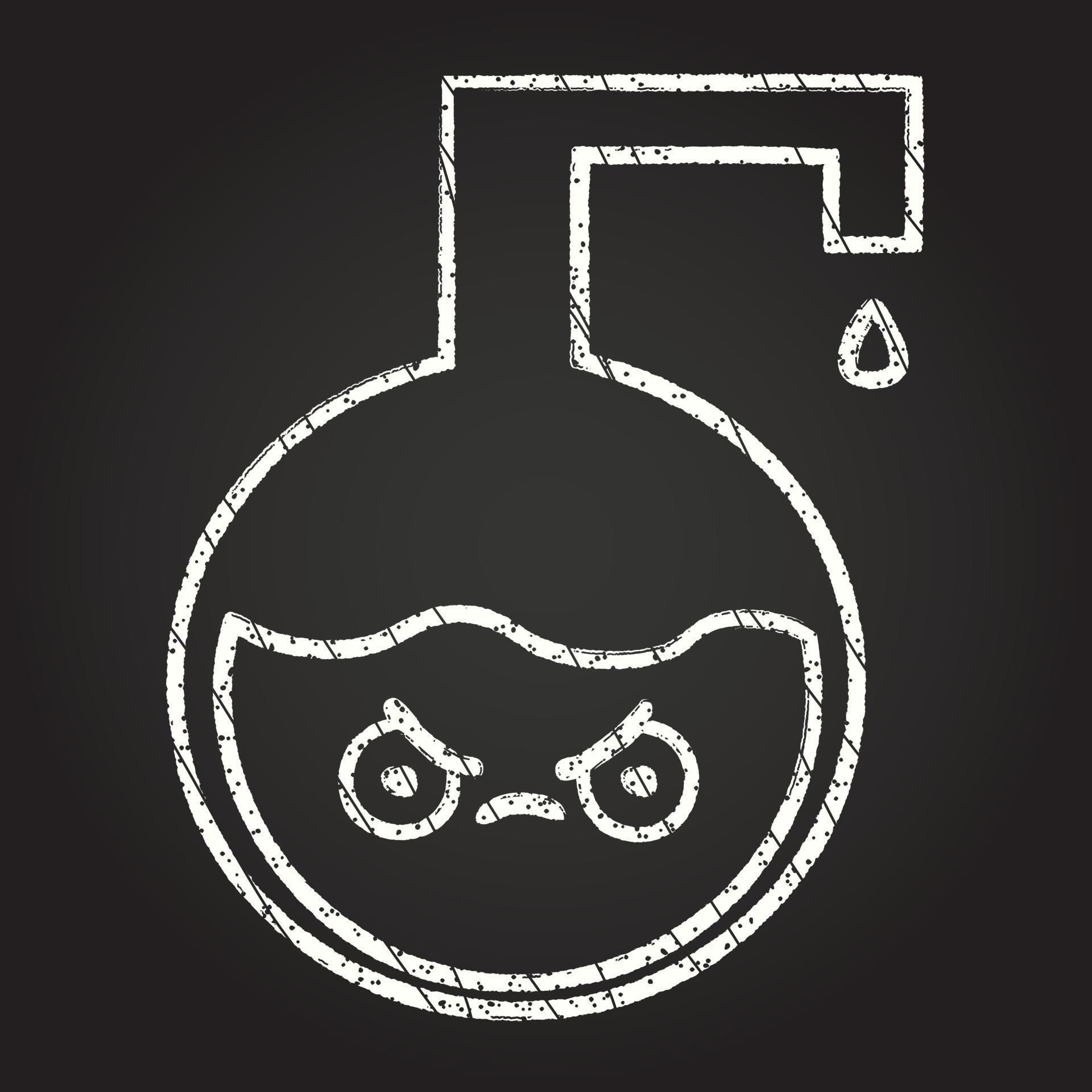 Chemical Reaction Chalk Drawing 13117495 Vector Art at Vecteezy