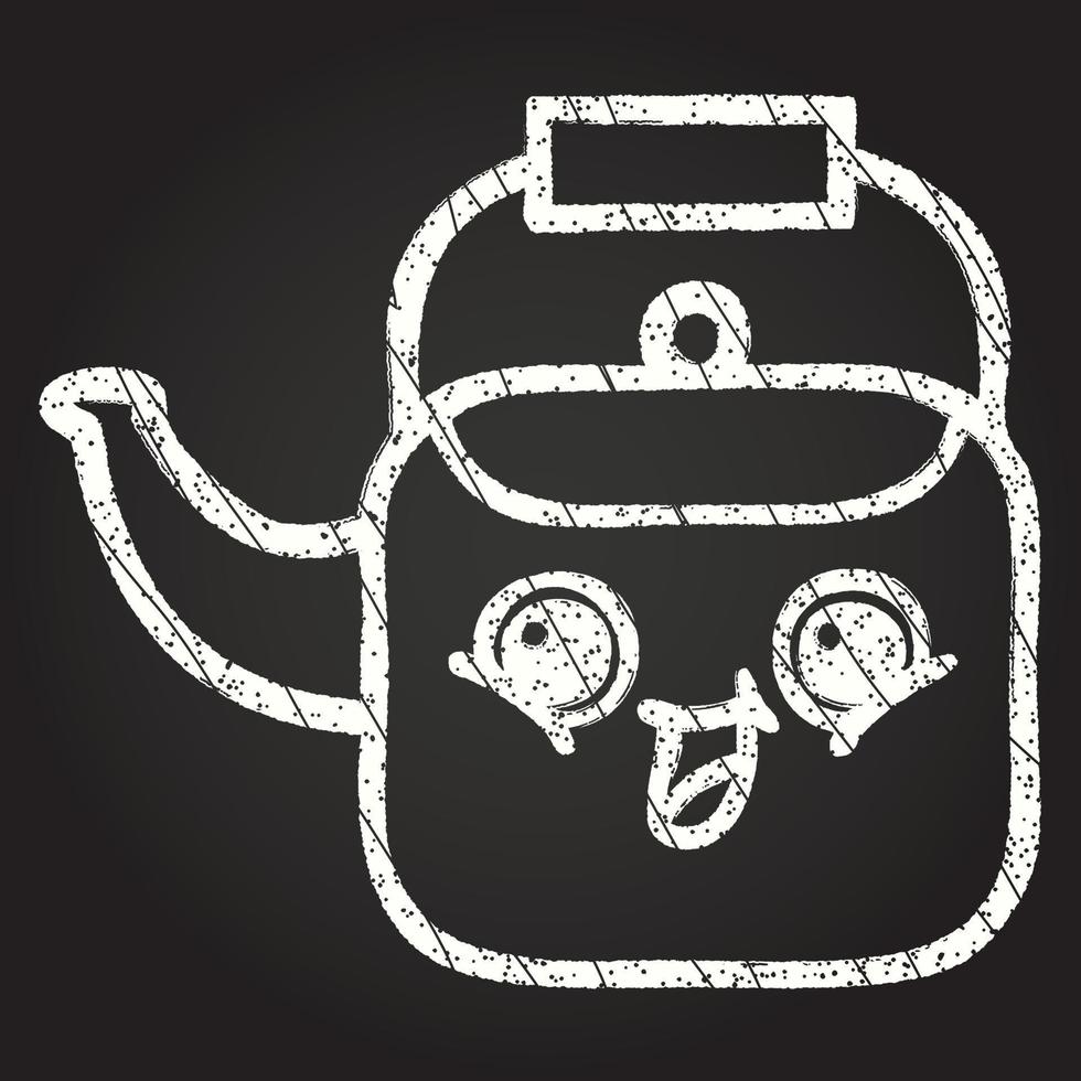 Teapot Chalk Drawing 13117516 Vector Art at Vecteezy