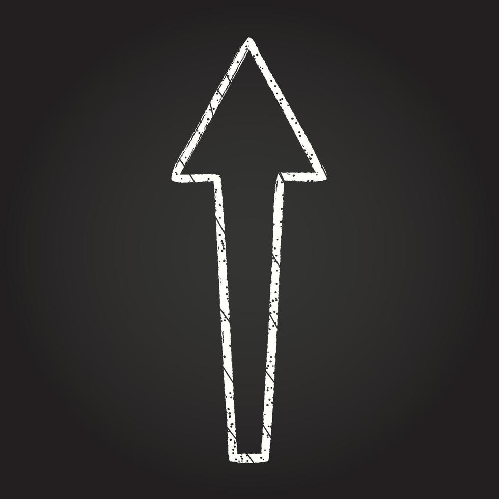 Arrow Chalk Drawing vector