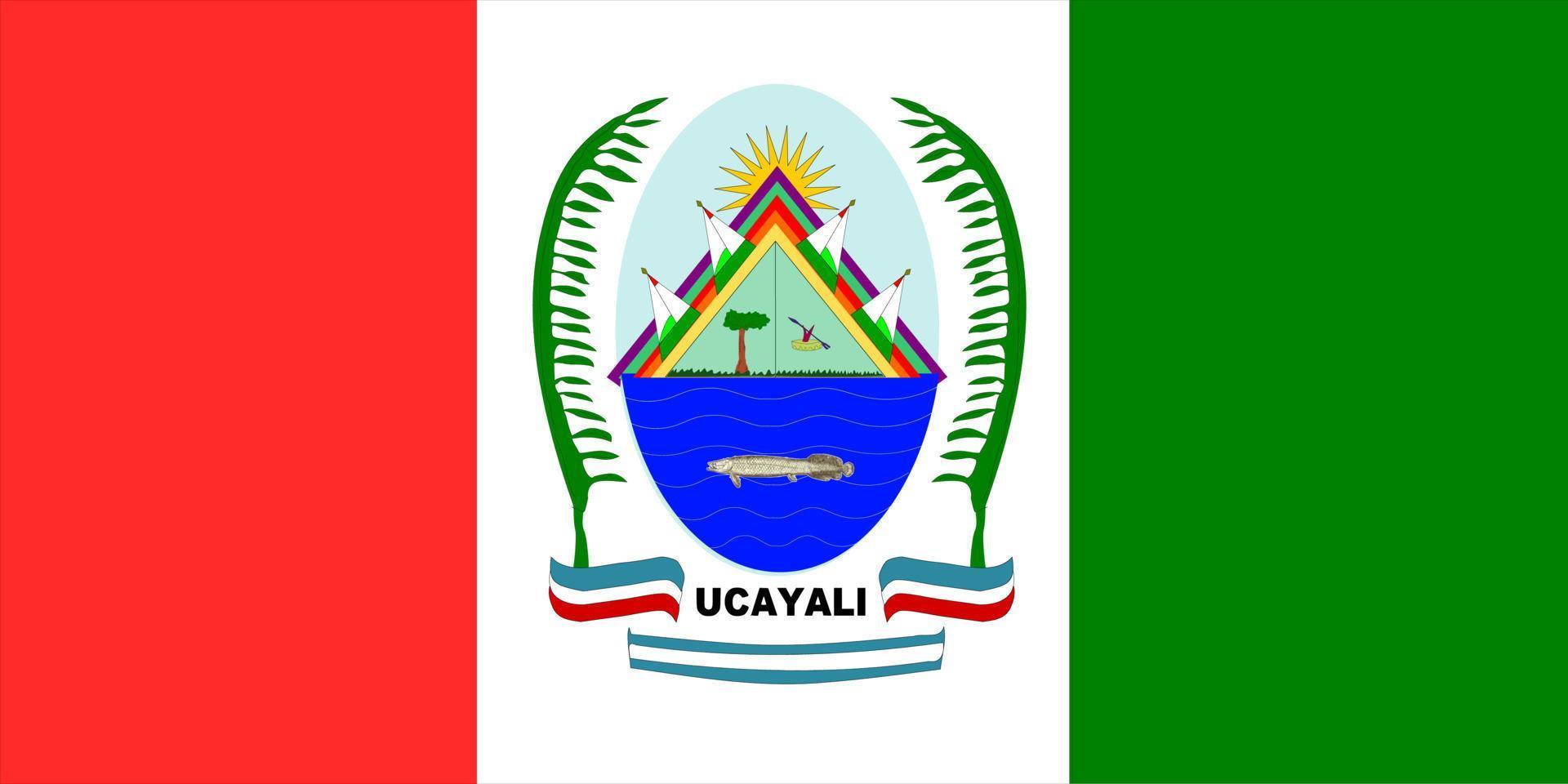 Huancavelica of Ucayali. Peru. Vector Illustration.