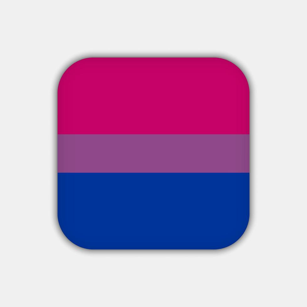 bandera del orgullo bisexual. ilustración vectorial vector