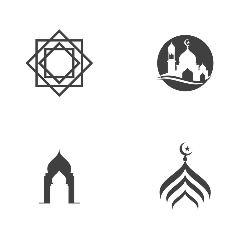 Mosque vector icon illustration design