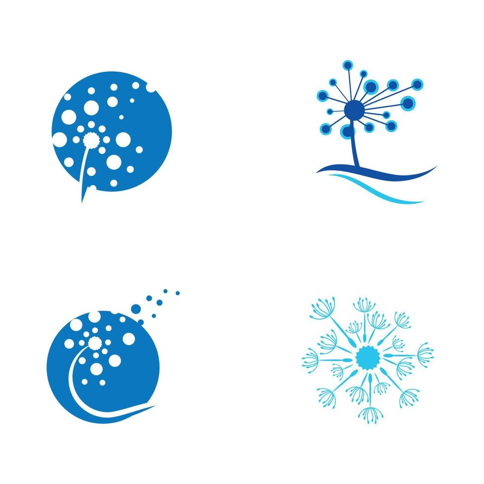 Dandelion vector icon design