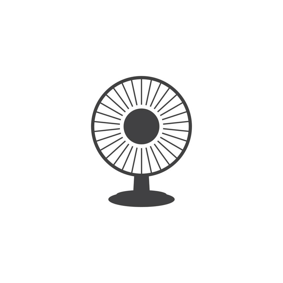 Fan vector illustration icon Template