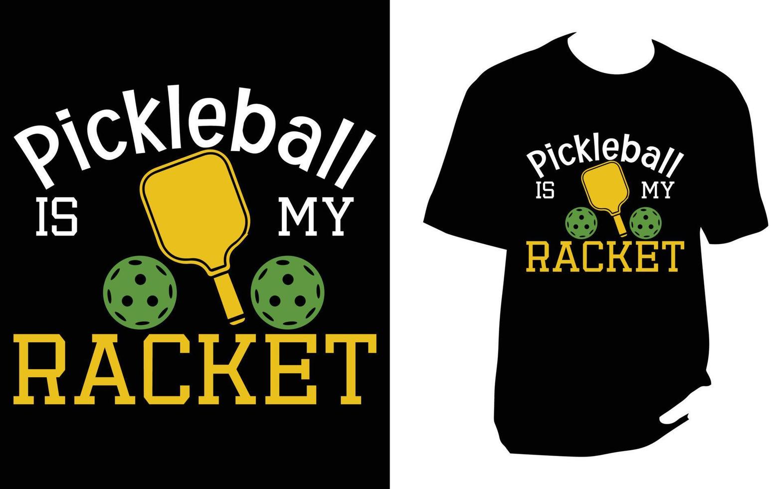 pickleball t shirt design vector