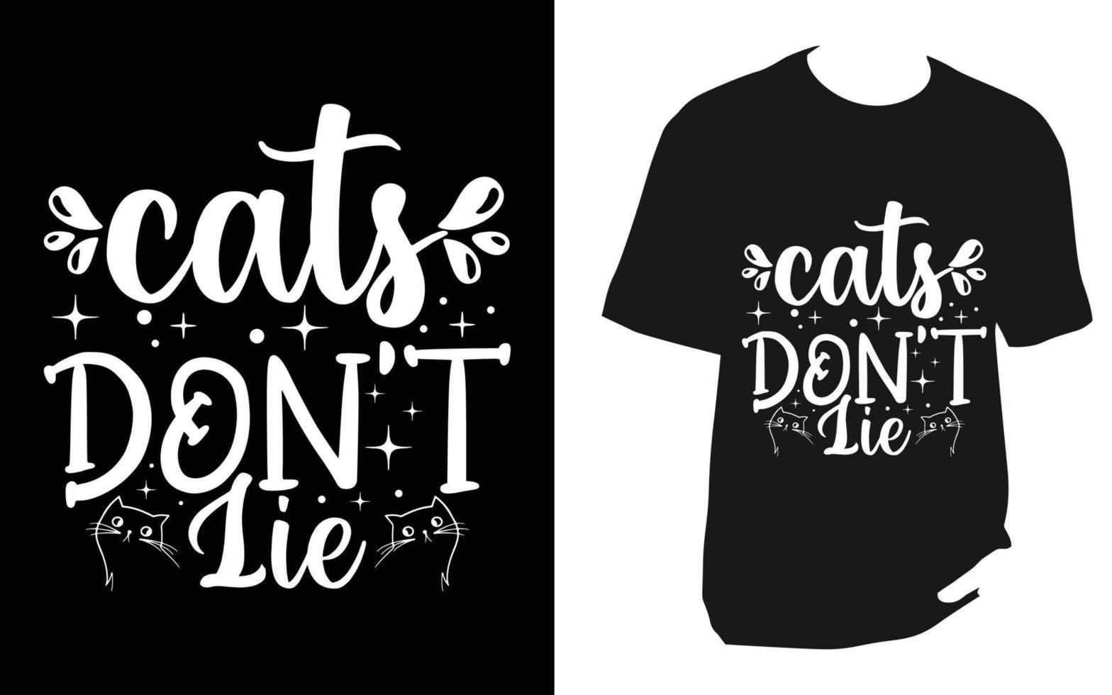 Cat svg t shirt Design vector