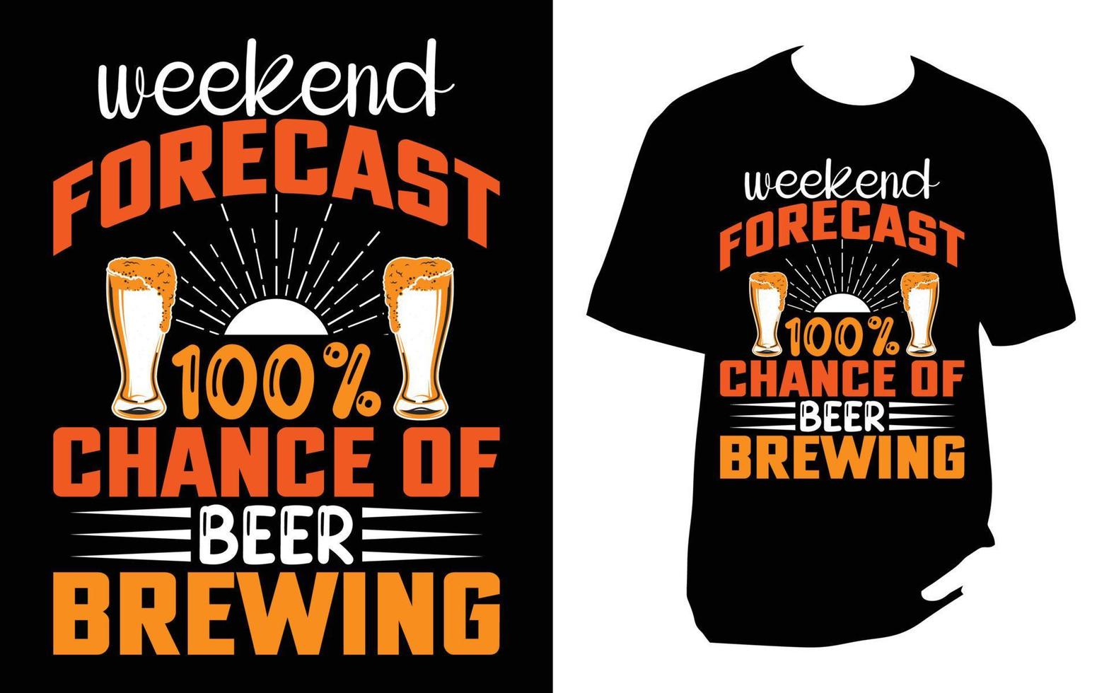 Craft Beer T Shirt vector