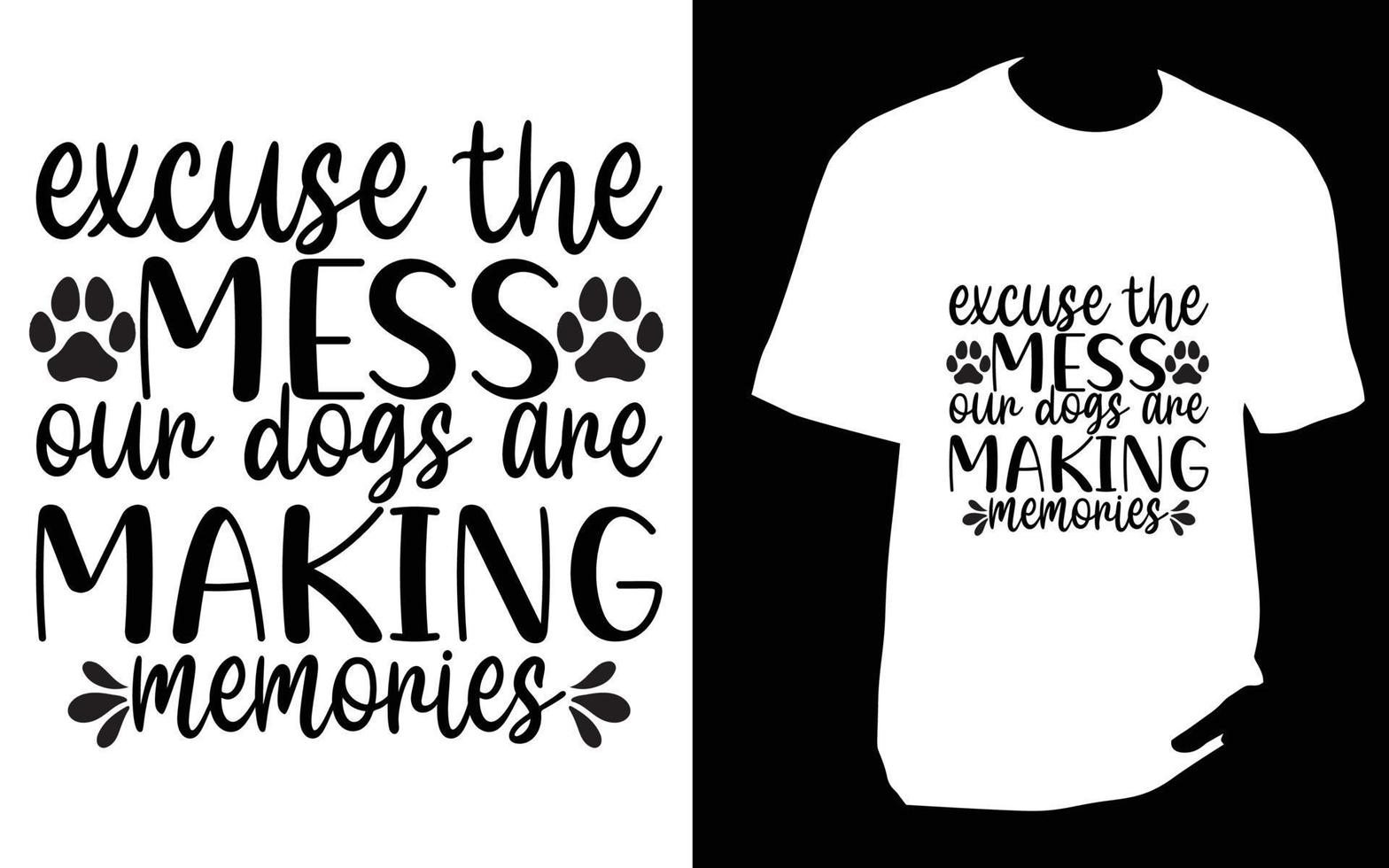 Dog t shirt Design vector