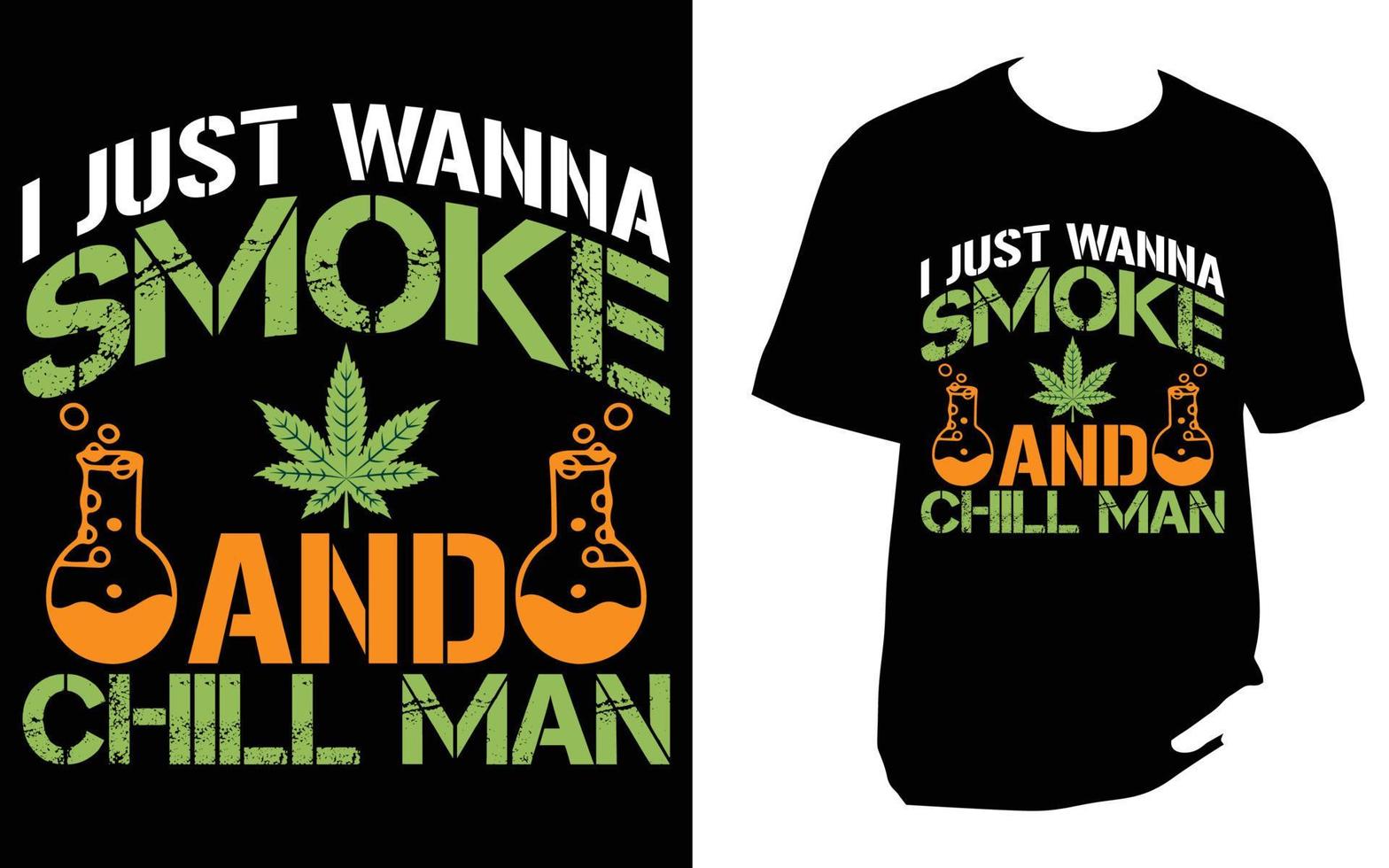 cannabis, camiseta de hierba, camiseta de marihuana vector