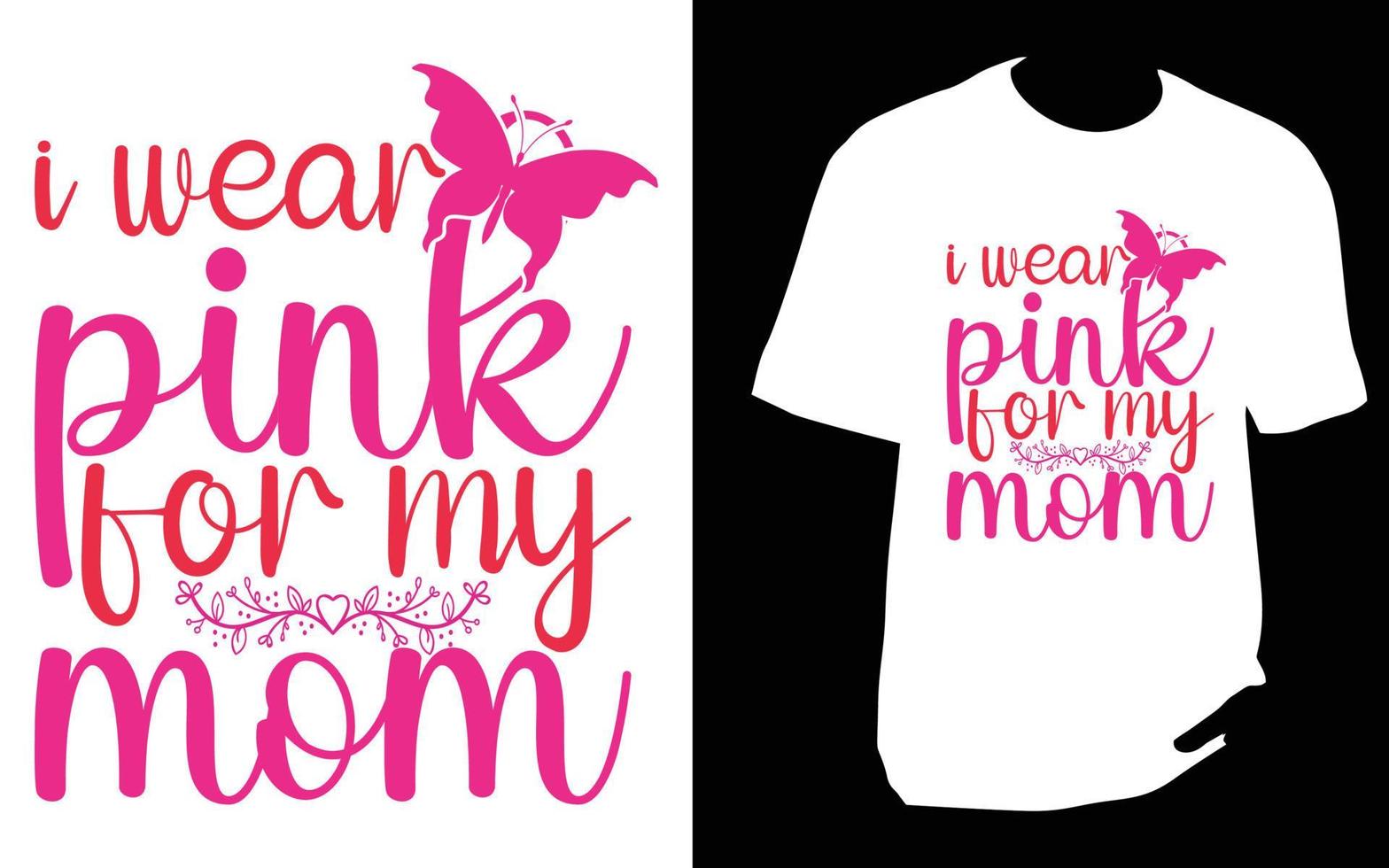 Breast cancer T Shirt vector