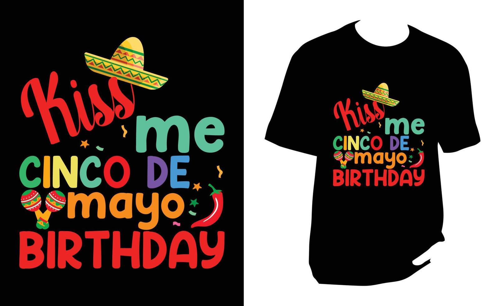 Cinco De Mayo t shirt design vector