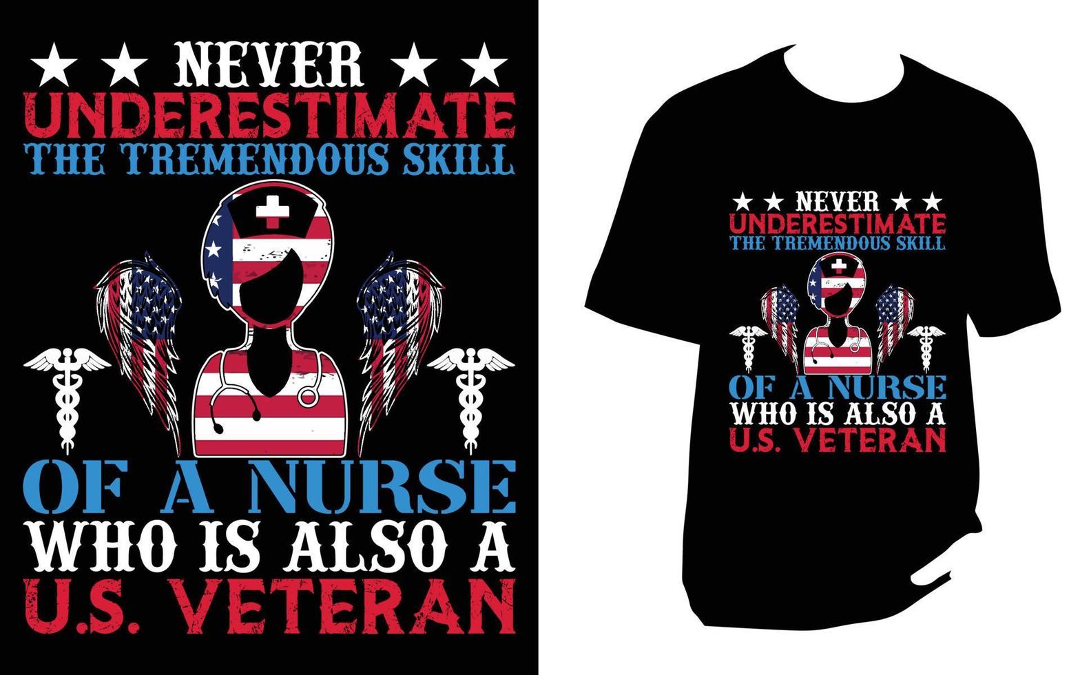 Veteran T Shirt Design vector