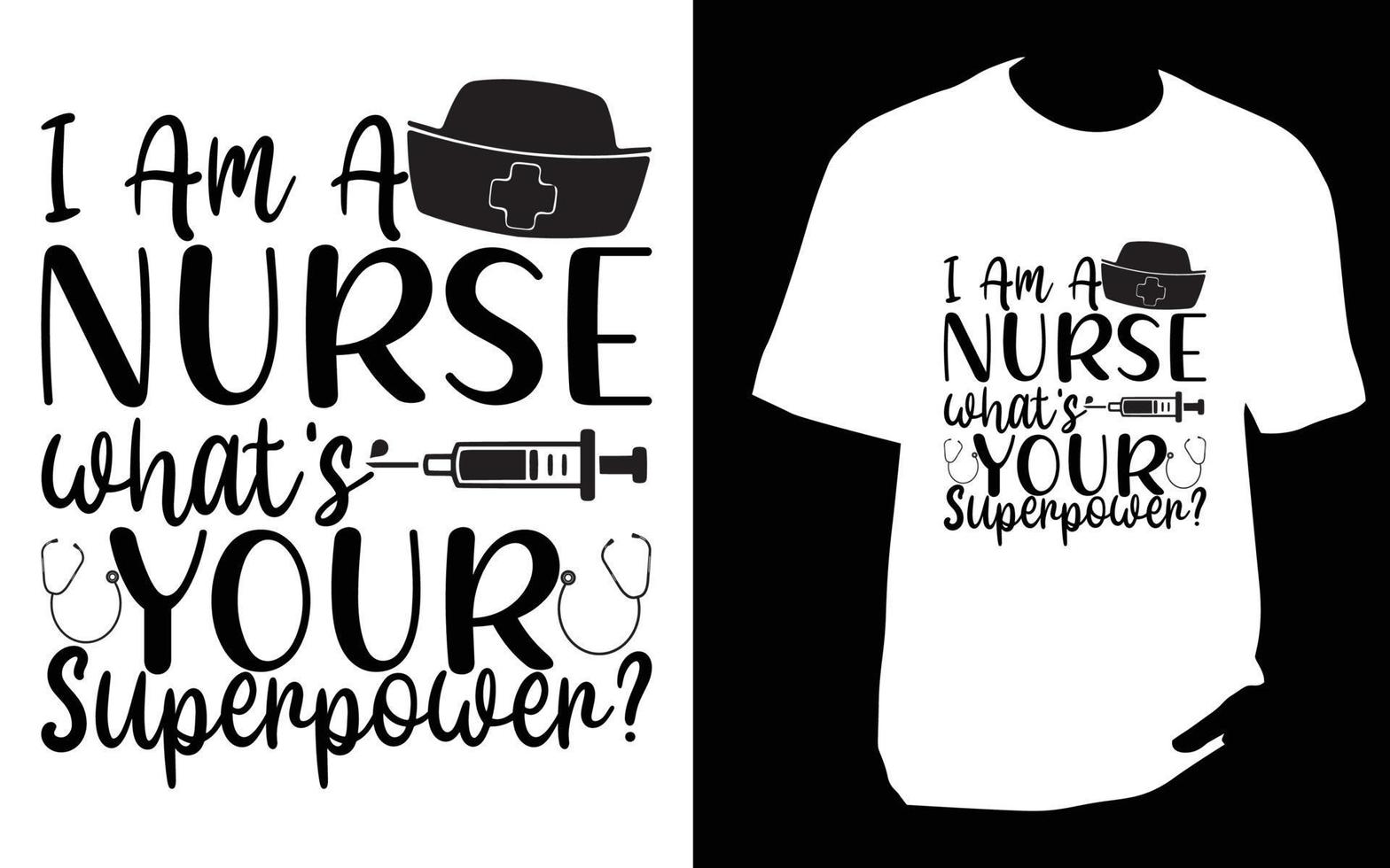 Nurse Svg t shirt Design vector
