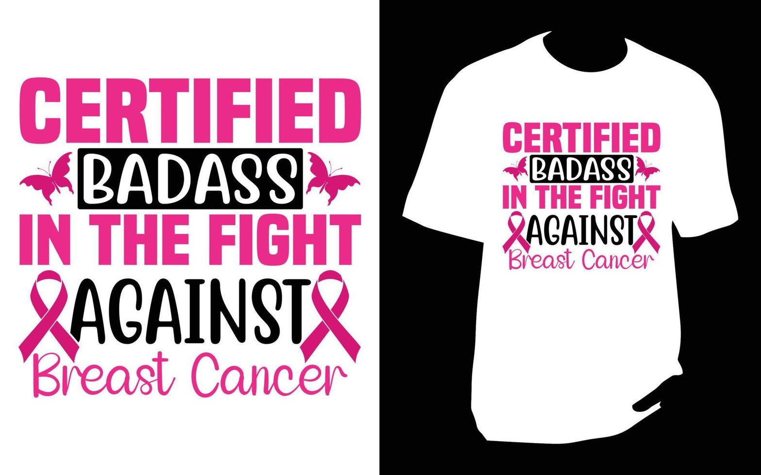 Breast cancer T Shirt vector