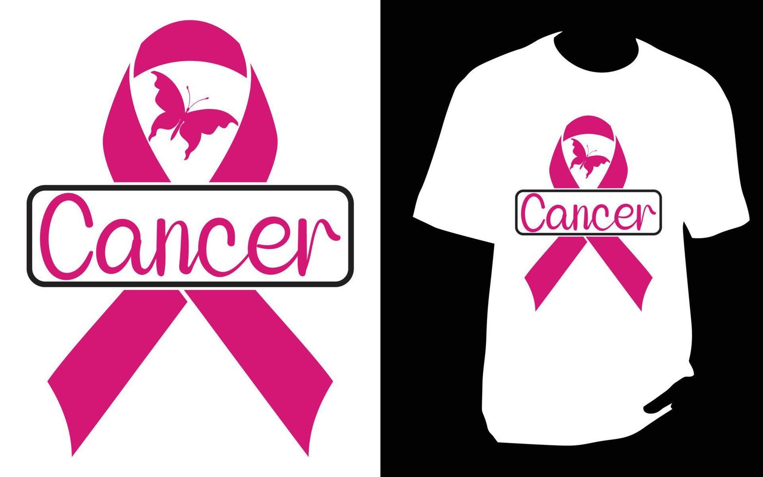 Breast cancer T Shirt vector