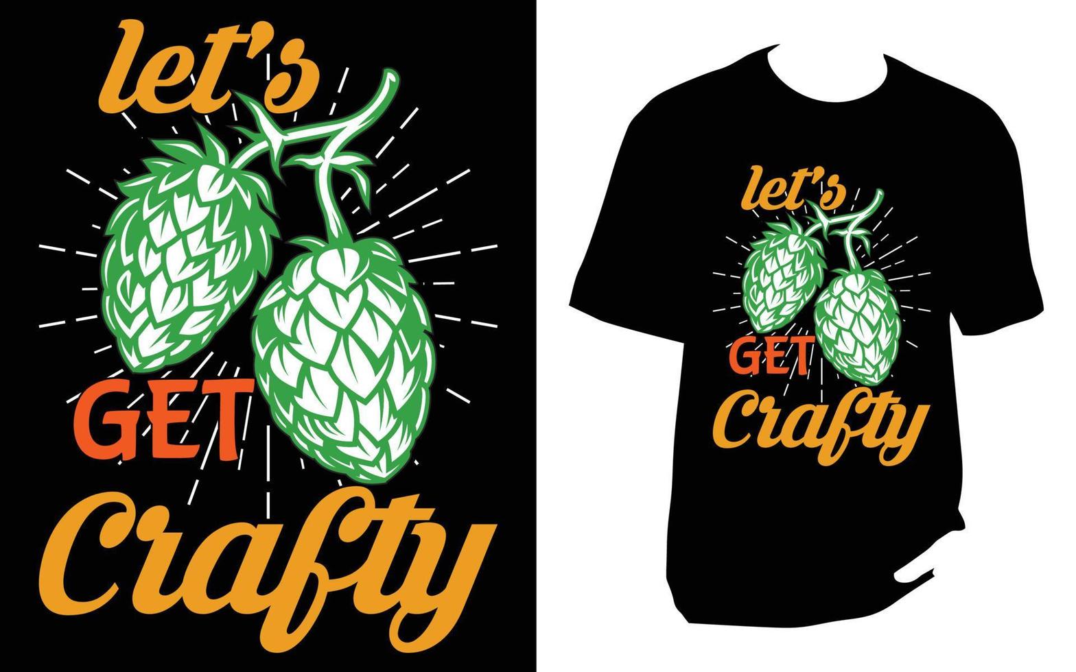 Craft Beer T Shirt vector