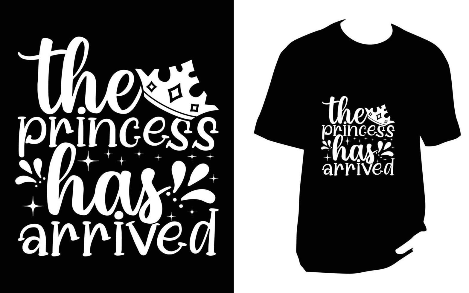 Princess baby svg t shirt Design vector