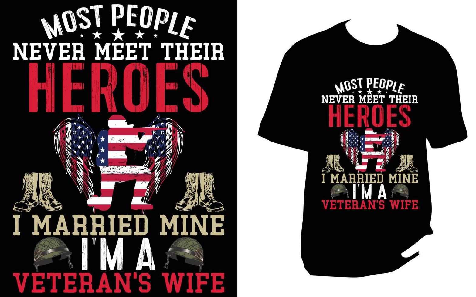 Veteran T Shirt Design vector