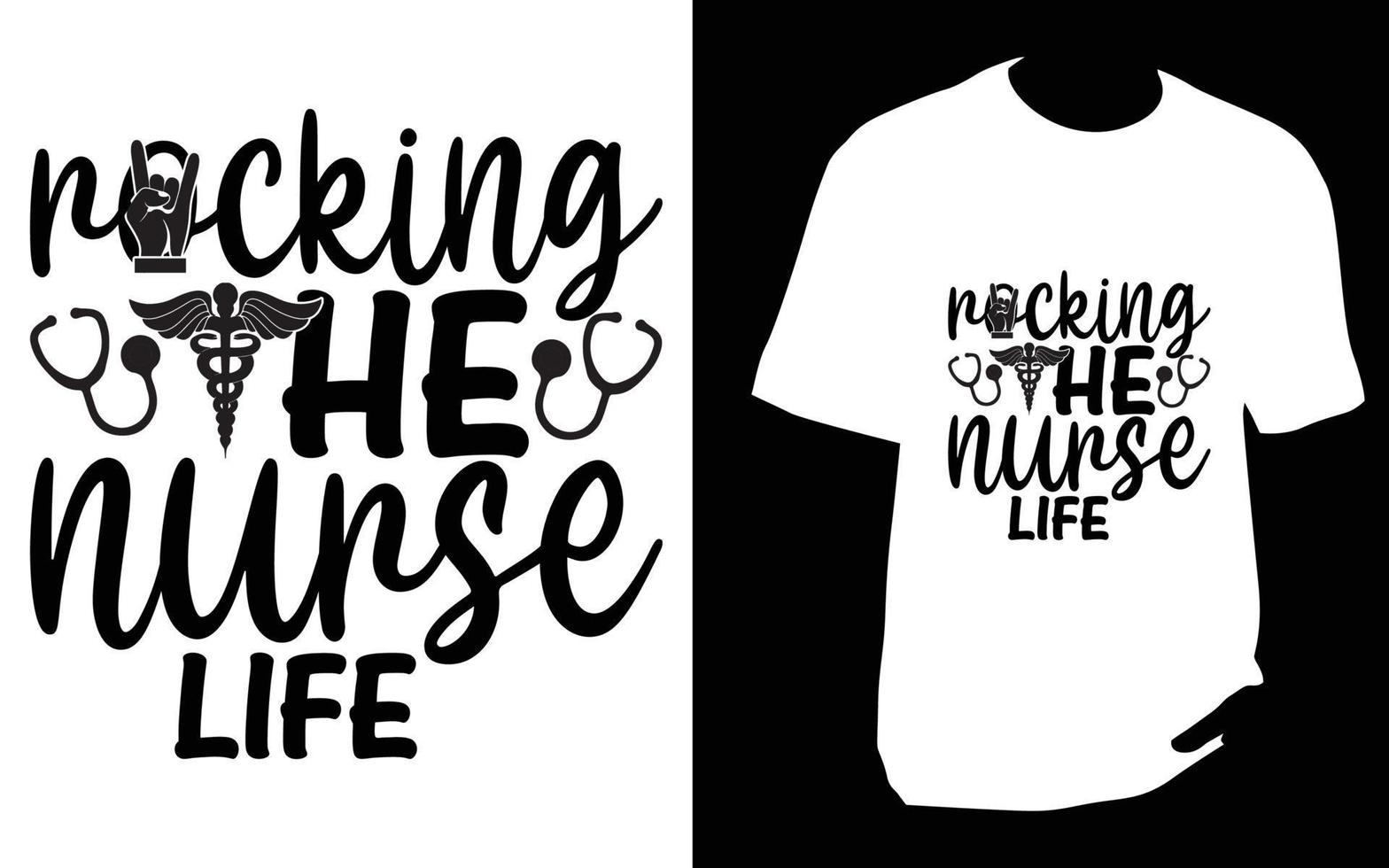 Nurse Svg t shirt Design vector
