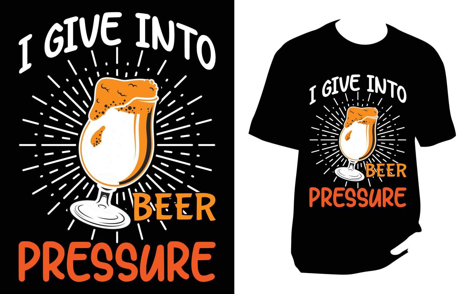 Craft Beer T Shirt vector