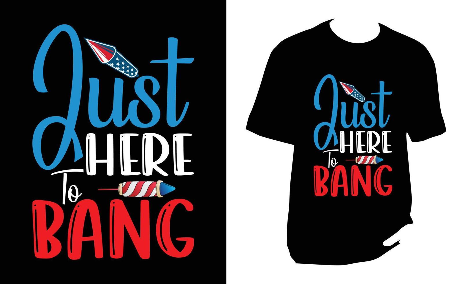 4th of july T Shirt vector