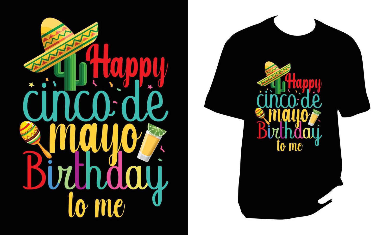 Cinco De Mayo t shirt design vector