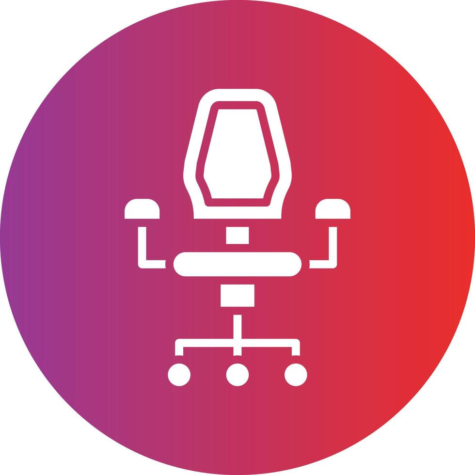 Office Chair Icon Style vector