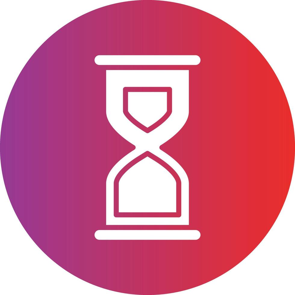 Sand Clock Icon Style vector