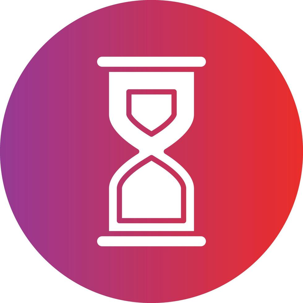 Sand Clock Icon Style vector