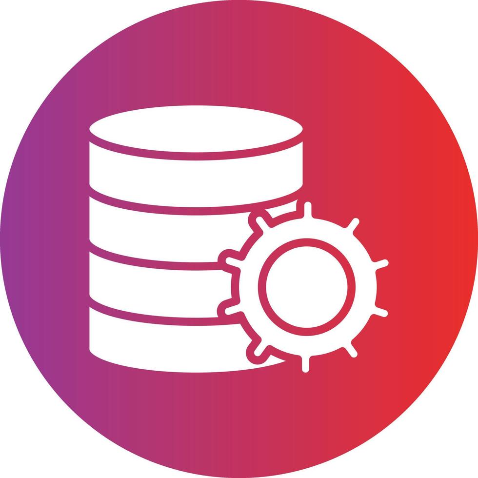 Data Management Icon Style vector