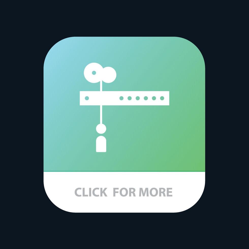 Decoration Cut Festival Flag Mobile App Button Android and IOS Glyph Version vector