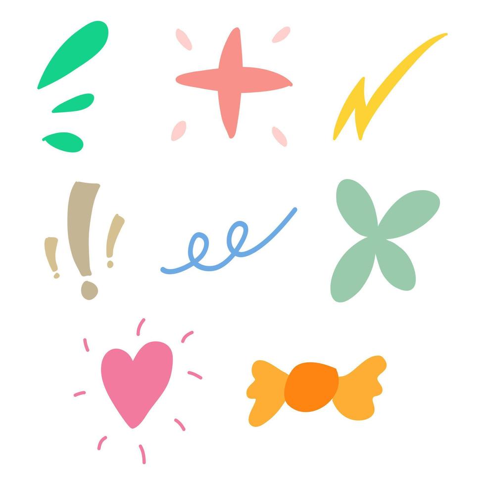 Doodle hand drawn, vector
