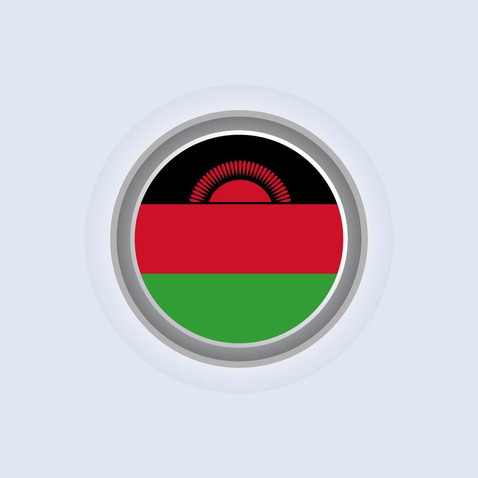 Illustration of Malawi flag Template vector