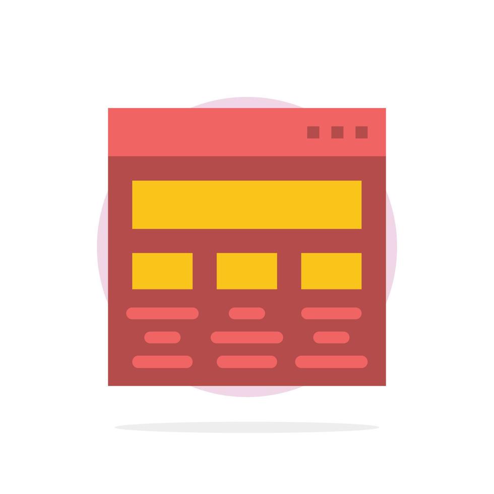 Design Graphic Graphic Design Paint Web Abstract Circle Background Flat color Icon vector