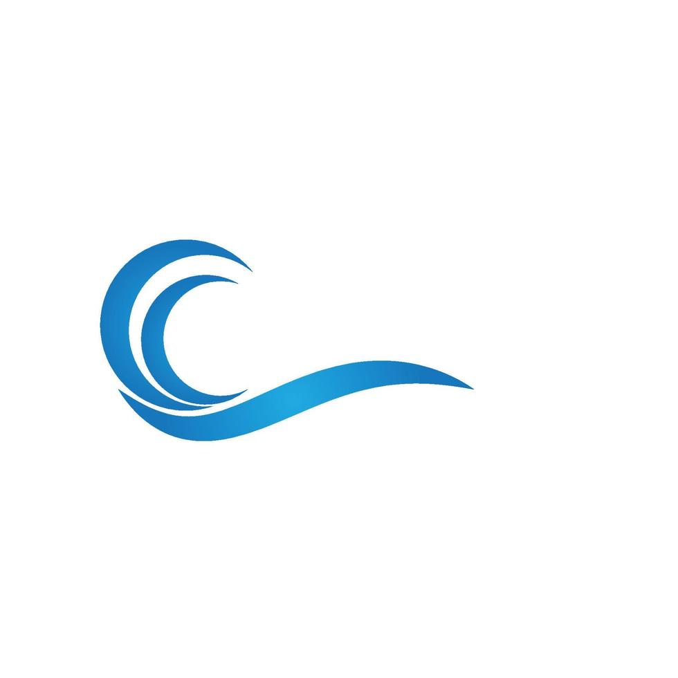 Water Wave symbol vector
