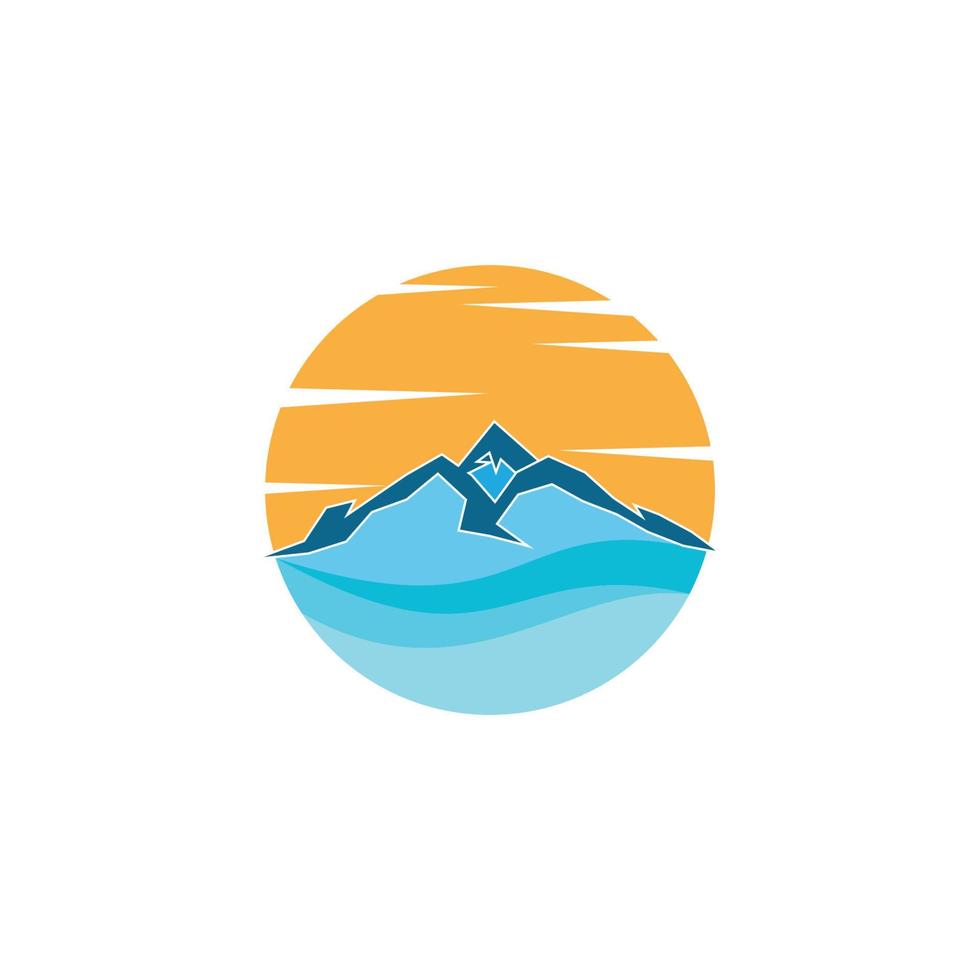 vector logo de montañas