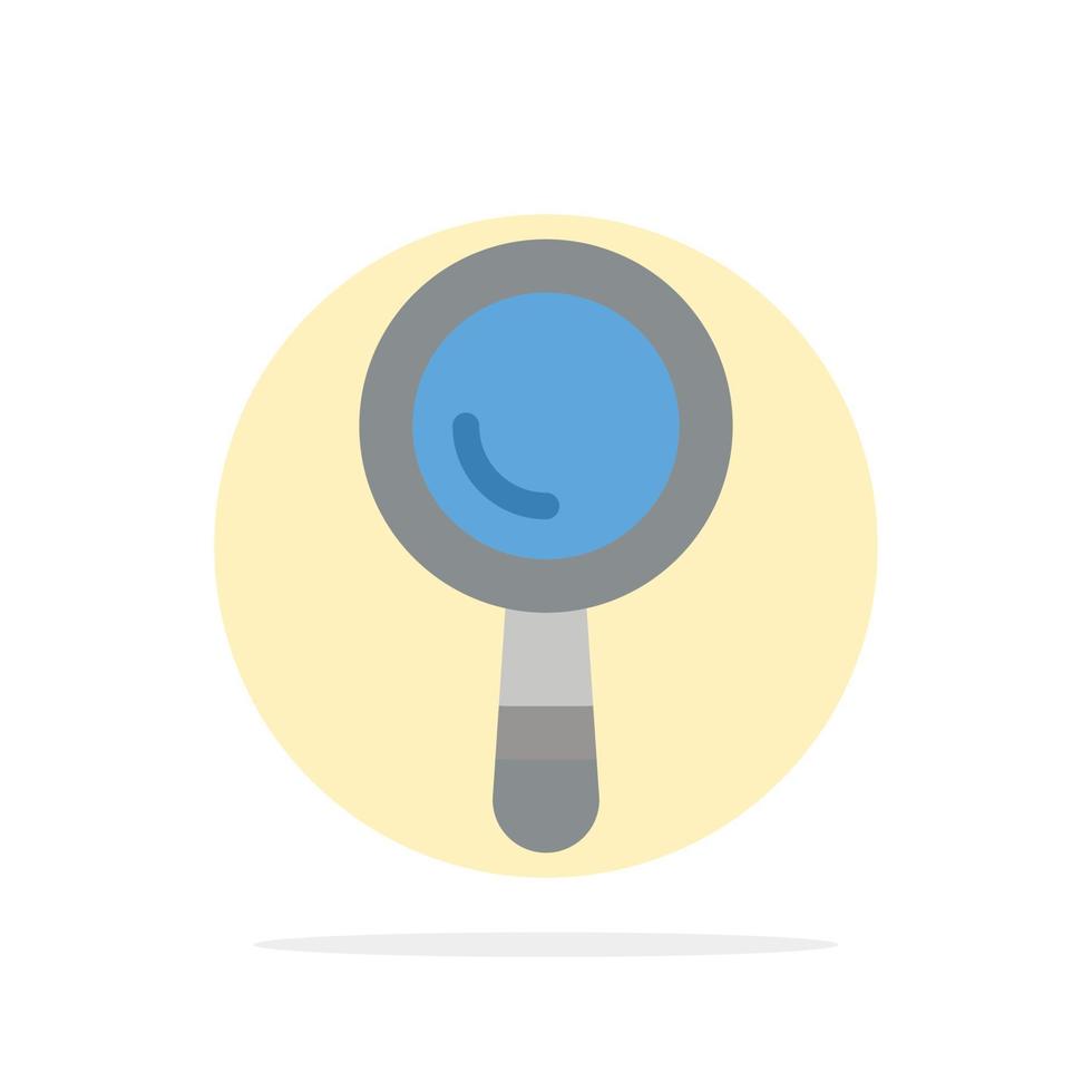 Search Construction Building Abstract Circle Background Flat color Icon vector