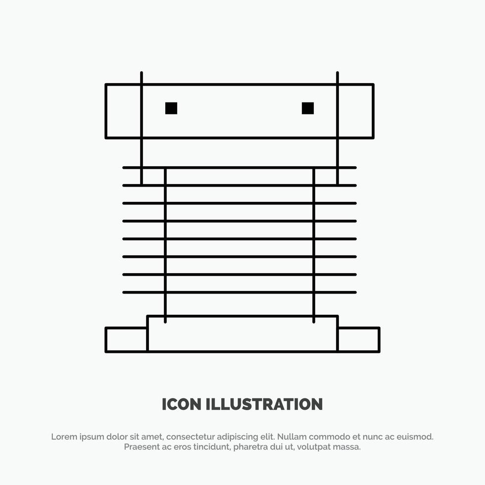 Computer Cooler Cooling Cpu Fan Line Icon Vector