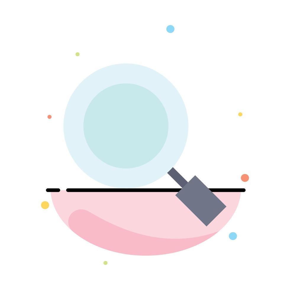 General Magnifier Magnify Search Abstract Flat Color Icon Template vector