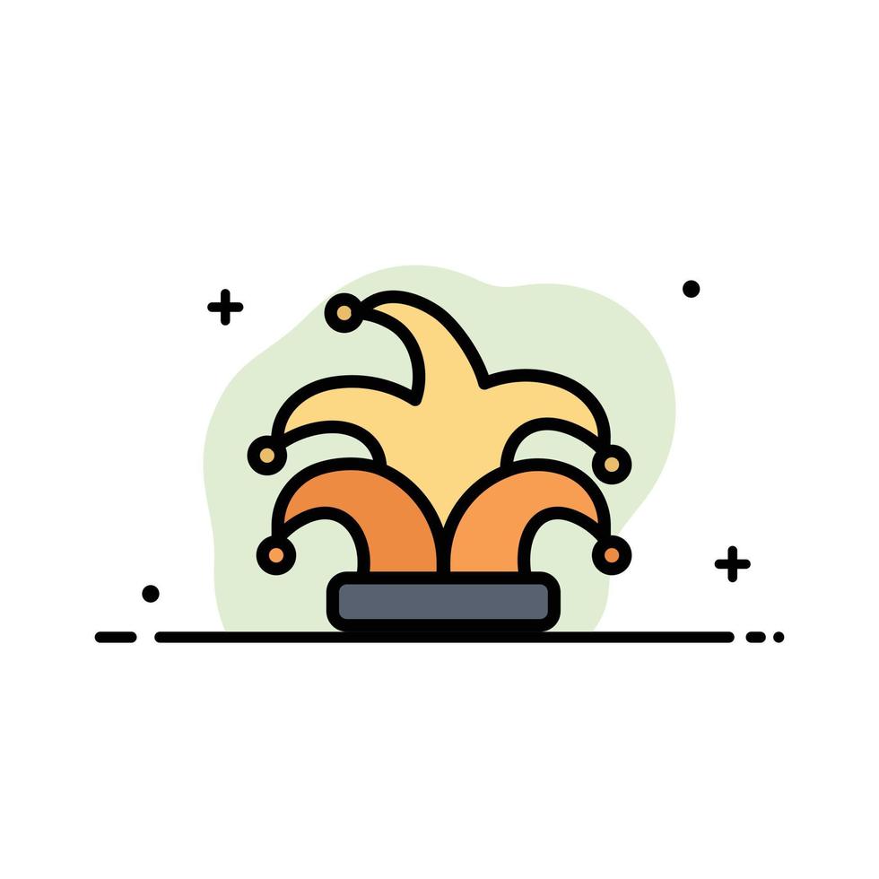 Best Crown King Madrigal  Business Flat Line Filled Icon Vector Banner Template