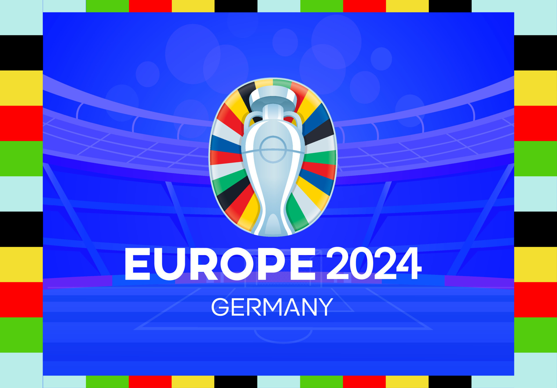 euro football cup 2024 in germany 13122264 Vector Art at Vecteezy