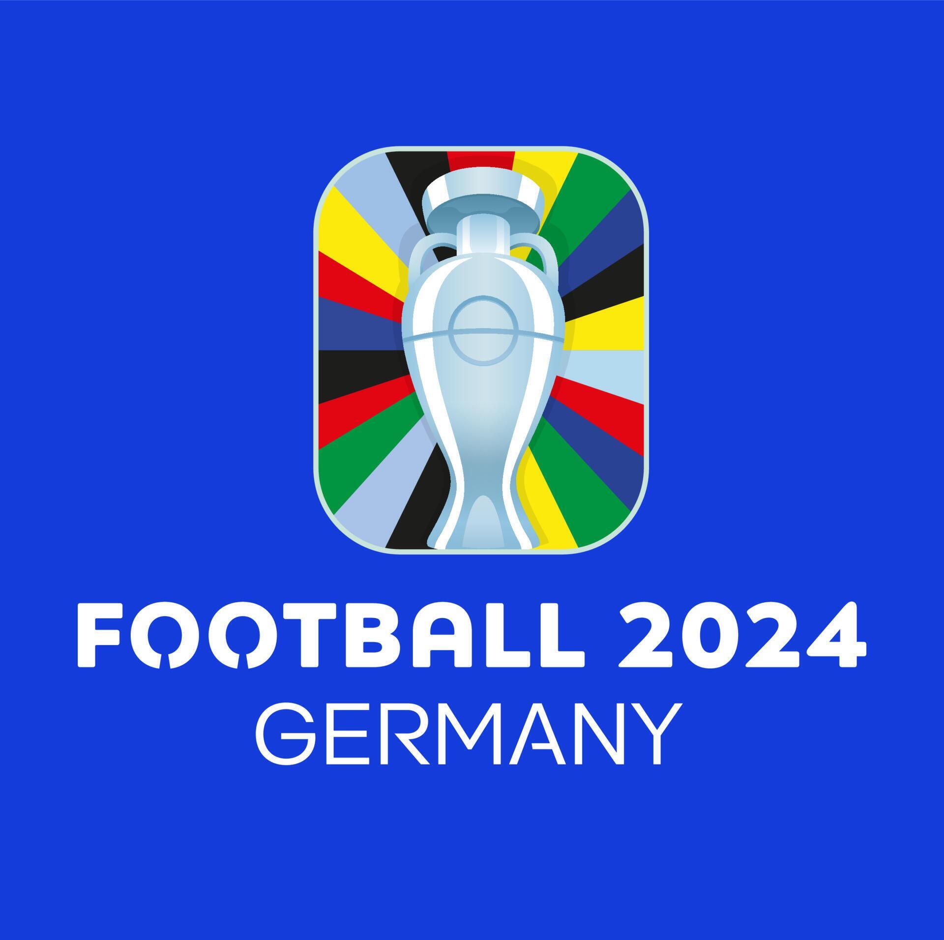 The Euro football 2024 championship in Germany logo 13122276 Vector Art