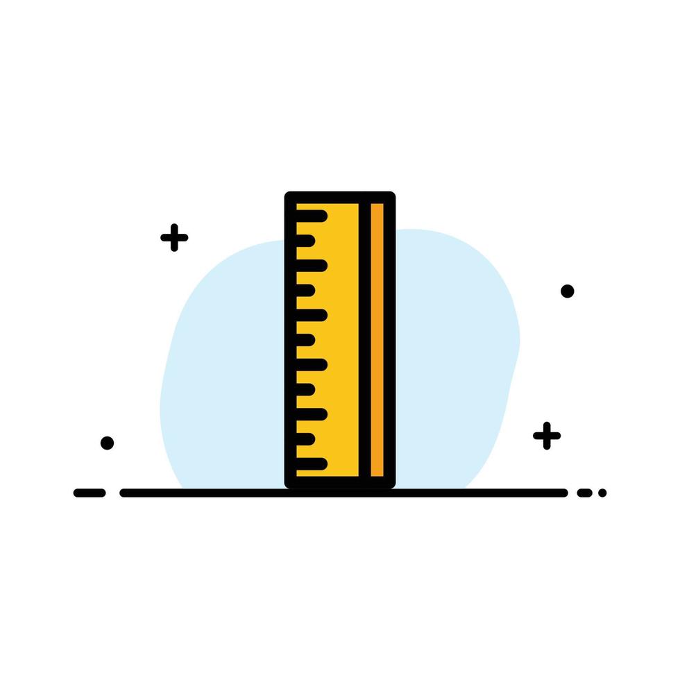 Scale Design Designer  Business Flat Line Filled Icon Vector Banner Template